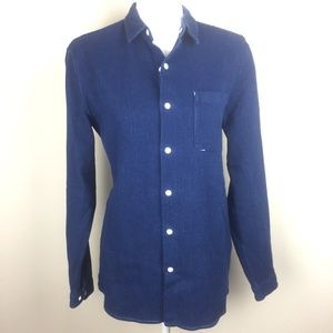 Levi's Soft Chambray Denim Like Button Up Shirt M